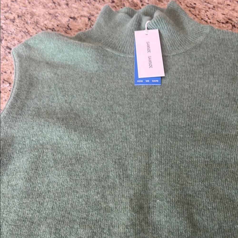 Sandro Women's Green Sweater